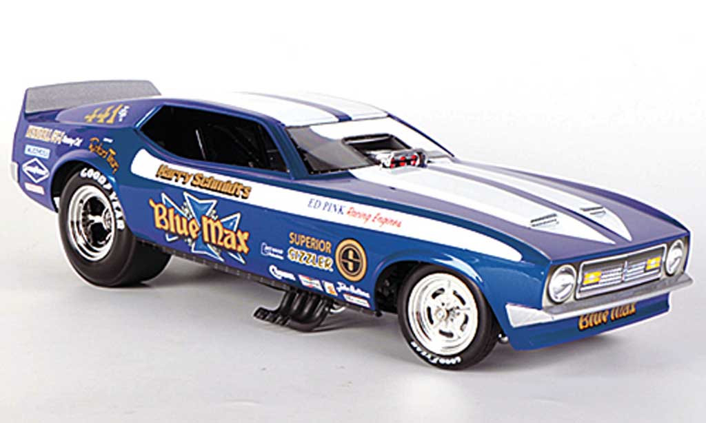 Ford Mustang 1971 1/18 Ertl 1971 Funny Car Blue Max R.Tharp NHRA diecast model cars