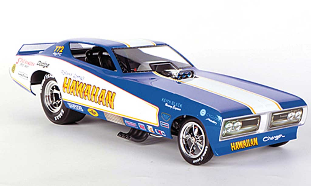 Dodge Charger 1971 1/18 Ertl 1971 Funny Car Hawaiian Racing B.Mass NHRA diecast model cars