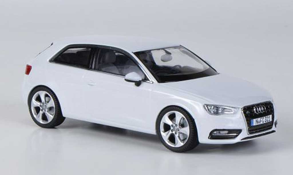 Audi A3 1/43 Schuco white 2012 diecast model cars