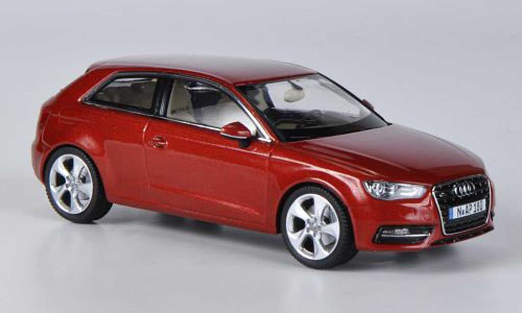 Audi A3 1/43 Schuco red 2012 diecast model cars