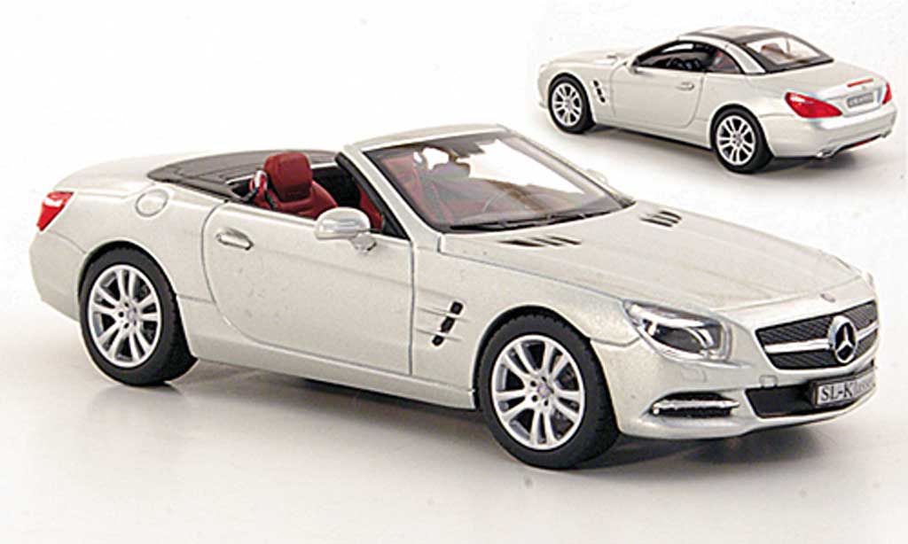 Mercedes Classe SL 1/43 Norev (R231) grey 2012 diecast model cars
