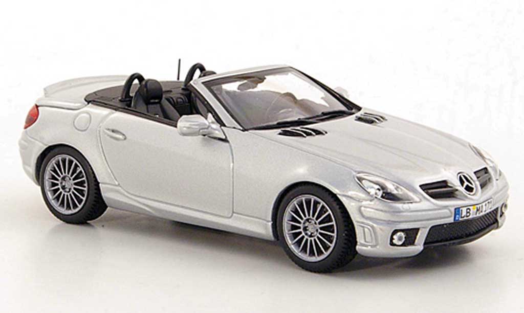 Mercedes Classe SLK 1/43 Minichamps 55 AMG (R171) grey diecast model cars