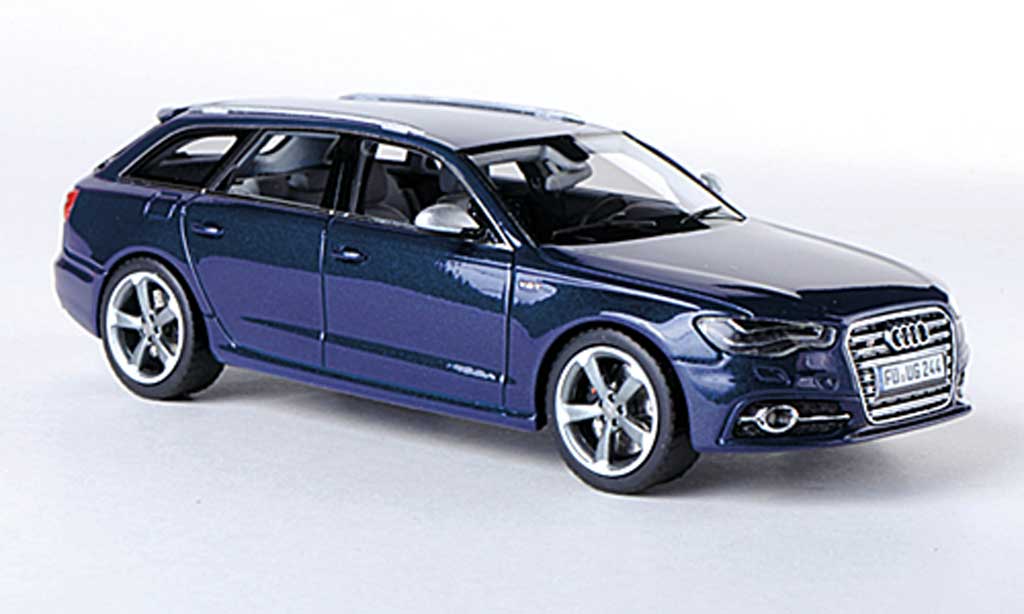 Audi S6 1/43 Schuco Avant (C7) blue 2012 diecast model cars