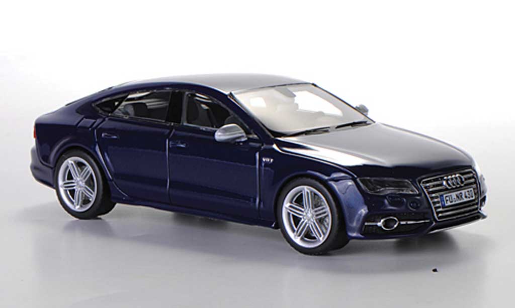 Audi S7 1/43 Schuco Sportback blue 2012 diecast model cars