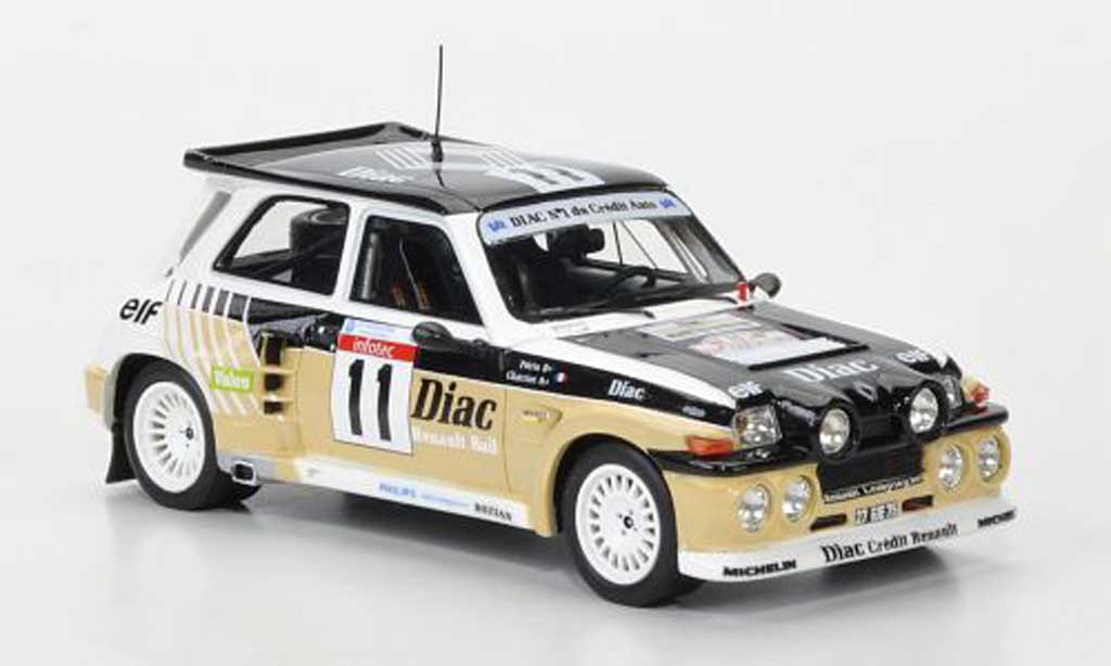 Renault 5 Turbo 1/43 Schuco Turbo No.11 Diac Rally Korsika 1986 diecast model cars