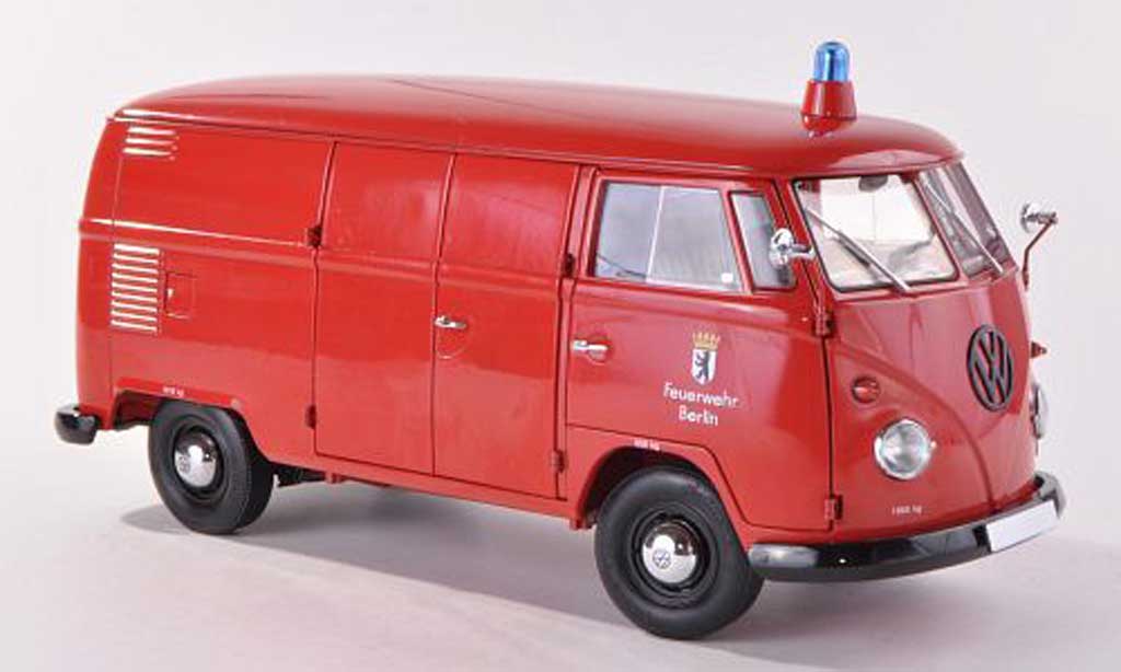 Volkswagen T1 1/18 Schuco Kasten Fire brigade Berlin diecast model cars