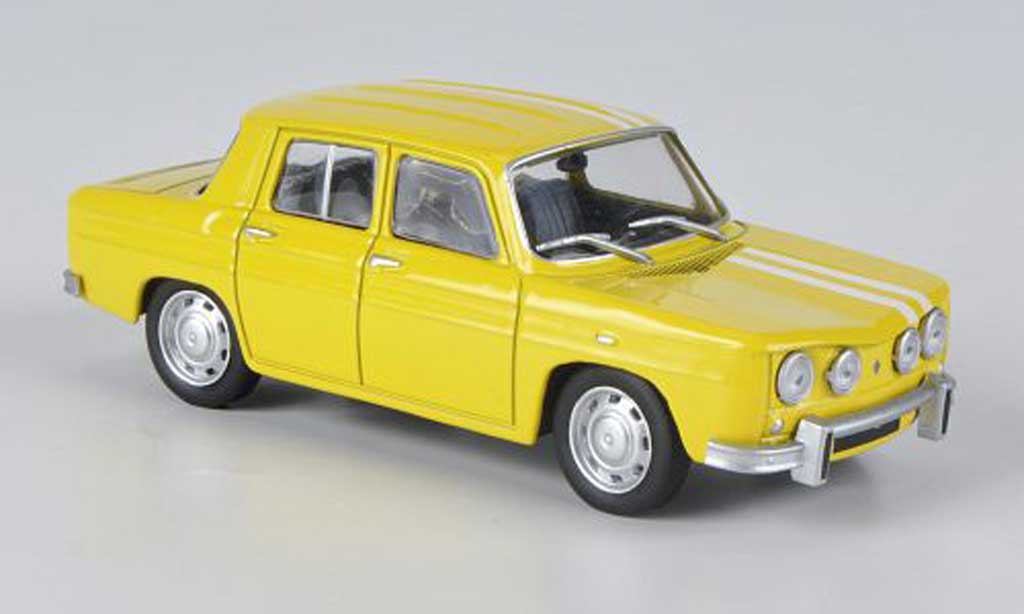Renault 8 S 1/43 Solido S yellow/white 1969 diecast model cars