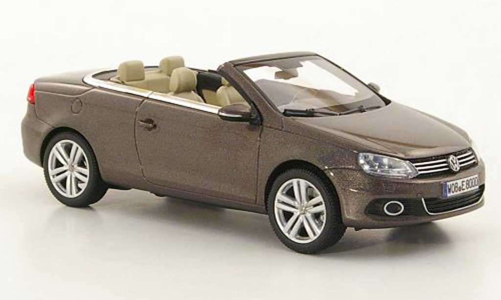 Volkswagen Eos 1/43 Kyosho brown 2011 diecast model cars