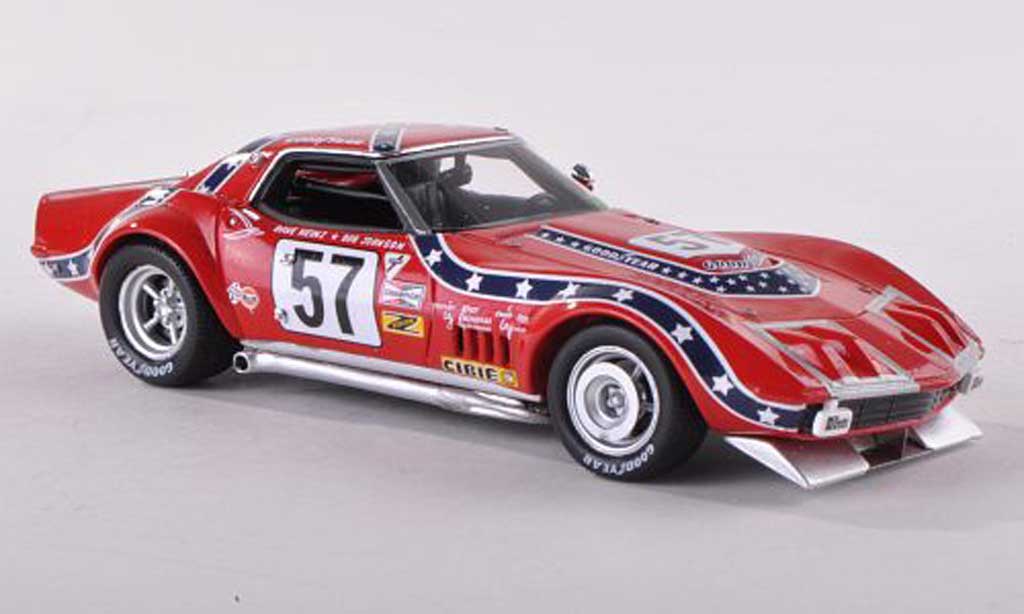 Chevrolet Corvette C3 1/43 TrueScale Miniatures C3 L88 No.57 12h Sebring D.Heinz/B.Johnson 1972 diecast model cars