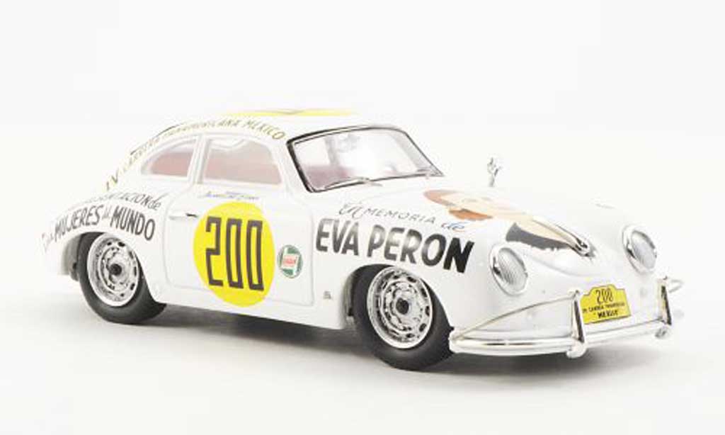 Porsche 356 1953 1/43 TrueScale Miniatures 1953 No.200 J.Evans de Lopez Carrera Panamericana Mexiko diecast model cars