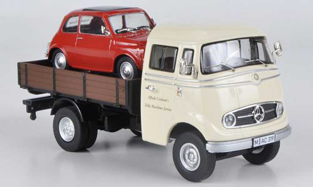 Mercedes L319 1/43 Premium ClassiXXs Fiat 500 Bella Macchina Service diecast model cars