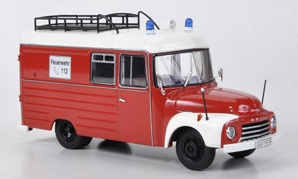 Opel Blitz 1/43 Premium ClassiXXs 1.75t pompier red/white diecast model cars