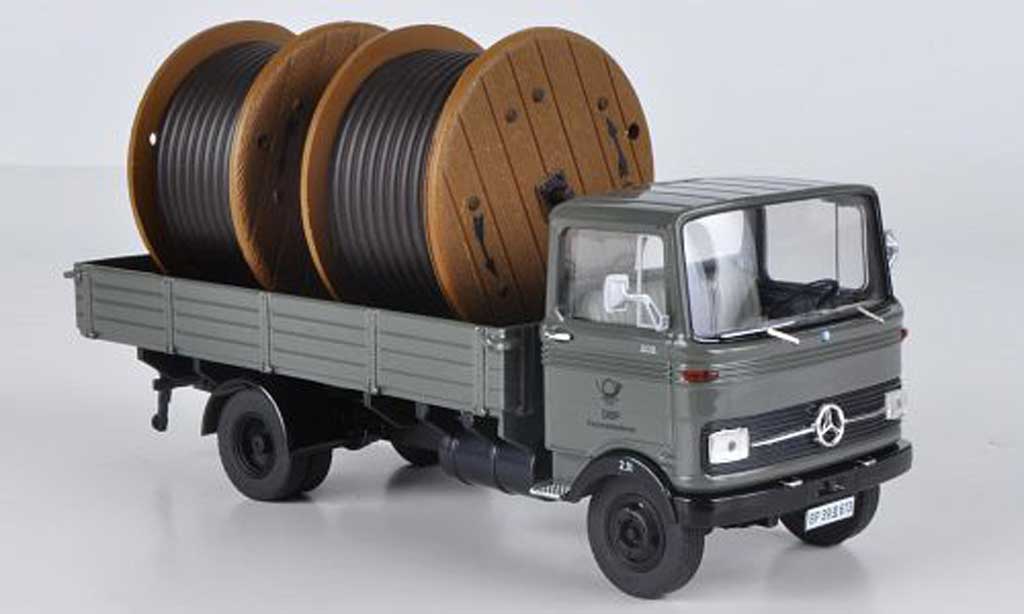 Mercedes L3500 1/43 Premium ClassiXXs / Porsche Pr. m. 2 Kabeltr. DBP-Fernmeldedienst grey diecast model cars