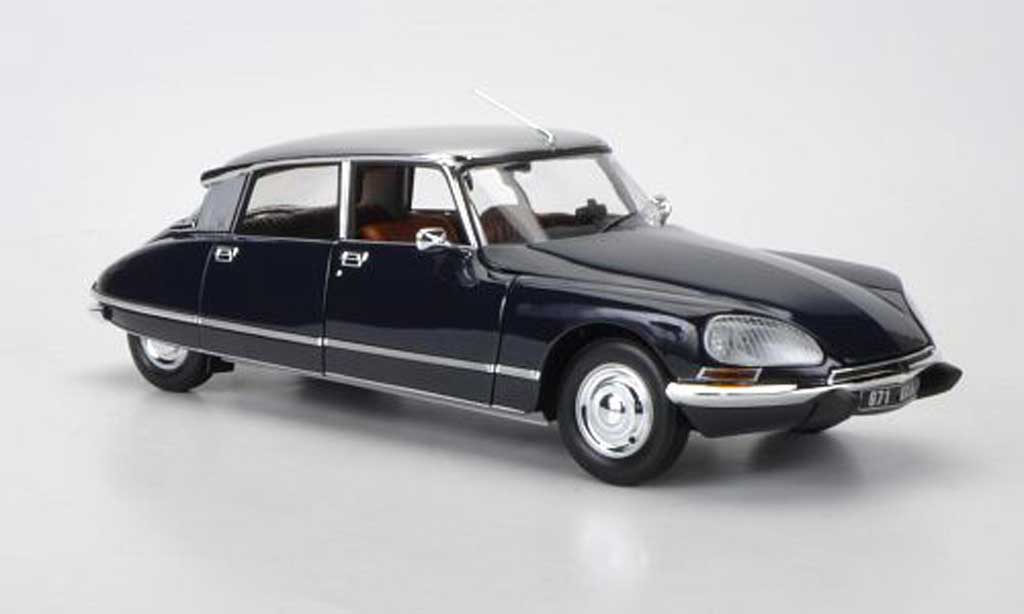 Citroen DS 23 1/18 Norev 23 Pallas blue/grey 1972 diecast model cars