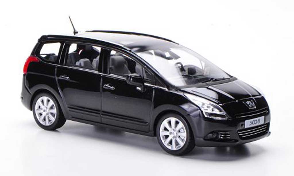 Peugeot 5008 1/43 Norev black 2009 diecast model cars