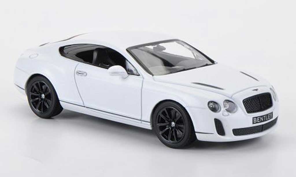 Bentley Continental 1/43 Minichamps Supertsports matt- white avec Figur 2009 diecast model cars