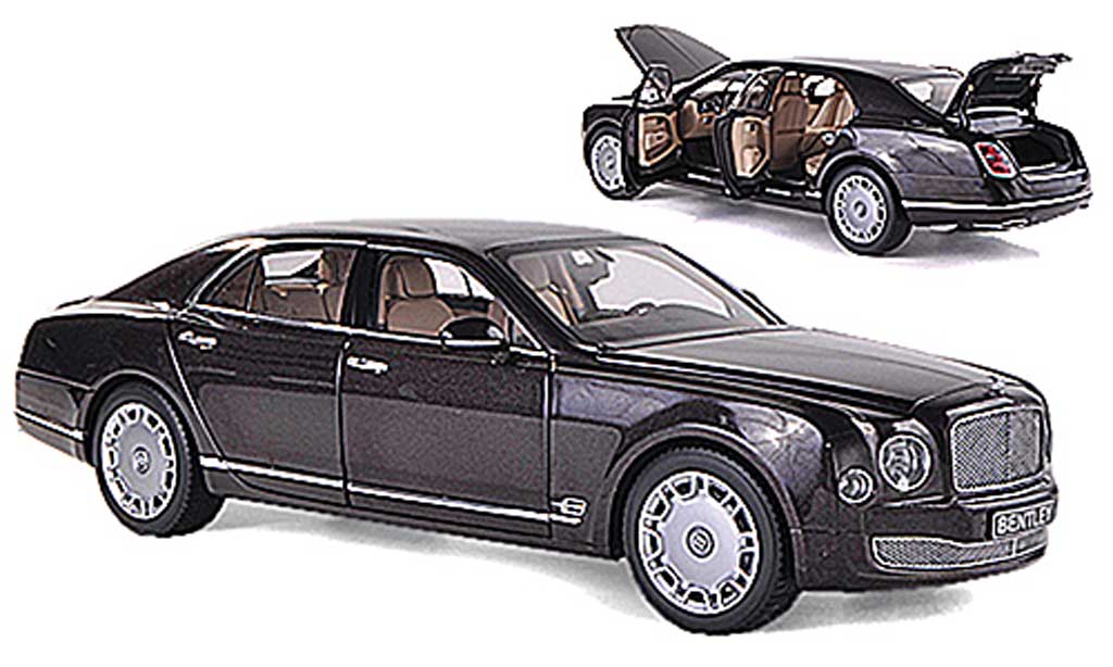 Bentley Mulsanne 2010 1/18 Minichamps 2010 brown LHD diecast model cars