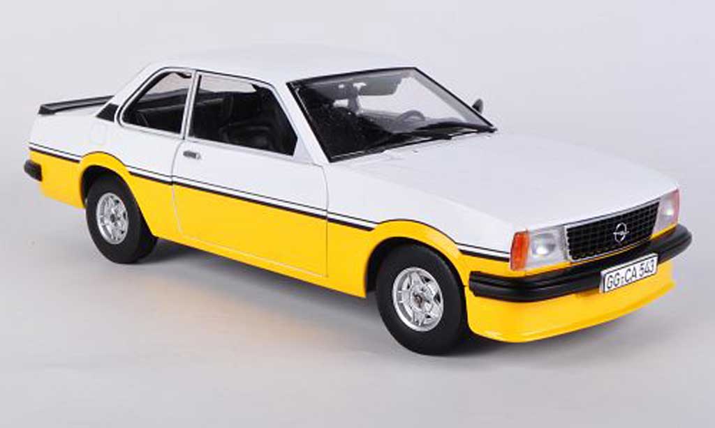 Opel Ascona B 1/18 Sun Star B i2000 white/yellow 1979 diecast model cars