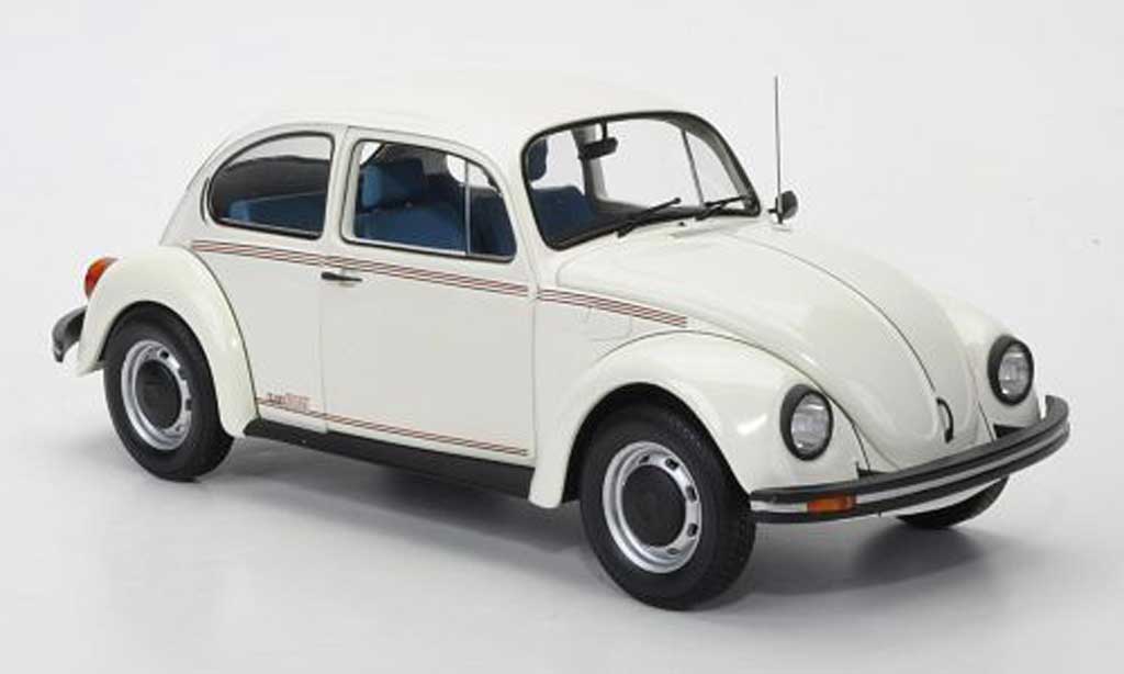 Volkswagen 1200 1/18 Minichamps Jeans Bug white 1983 diecast model cars