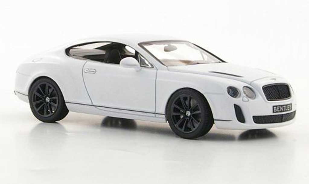 Bentley Continental 1/43 Minichamps Supersports mattwhite 2009 diecast model cars