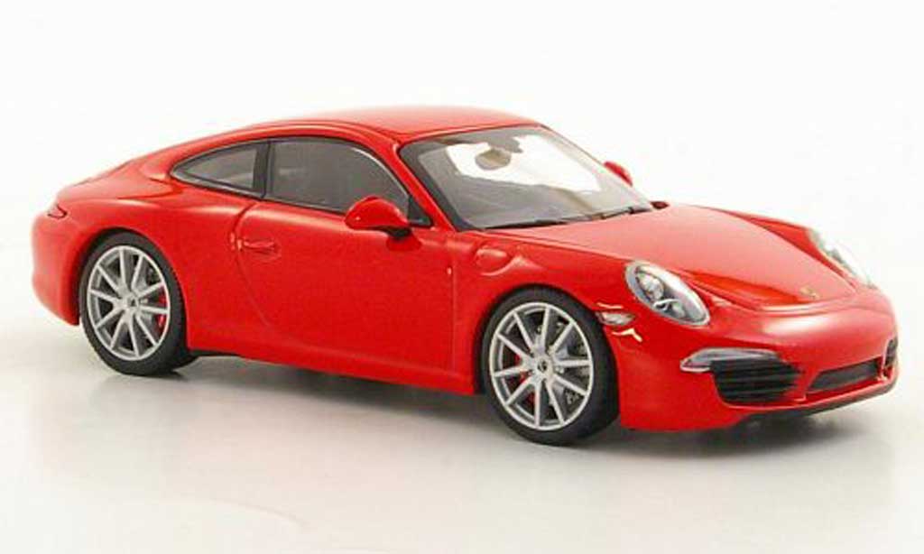 Porsche 991 S 1/43 Minichamps Carrera S red 2012 diecast model cars