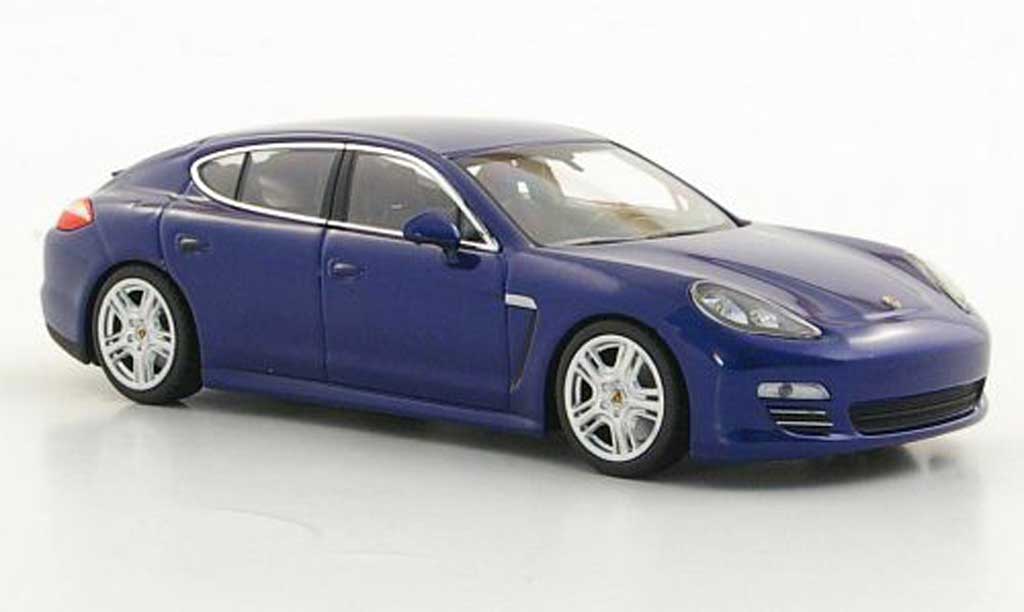 Porsche Panamera 1/43 Minichamps 4 blue 2011 diecast model cars