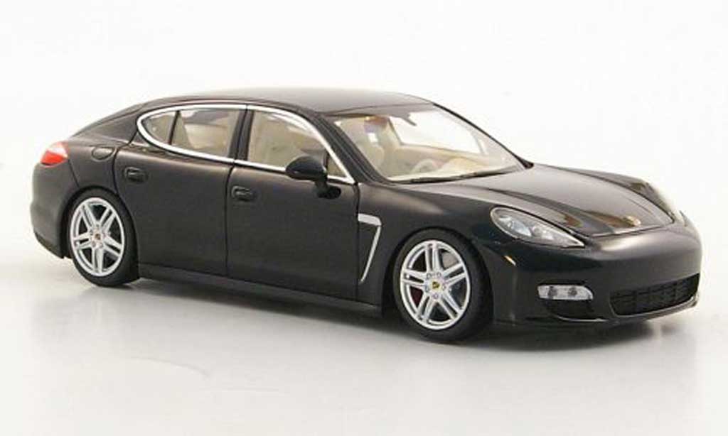 Porsche Panamera Turbo S 1/43 Minichamps Turbo black 2011 diecast model cars
