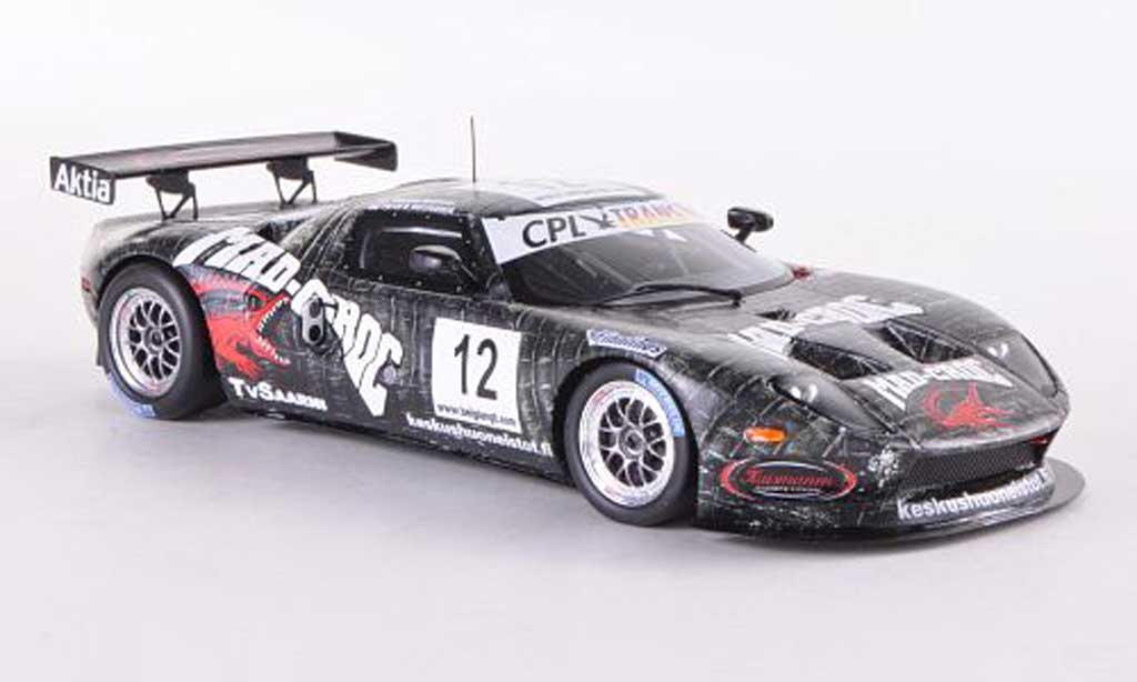 Ford GT 1/43 Minichamps No.12 Mad-Croc Kuismanen CompetitionFIA 3 Zolder 2009 Kuismanen/Huisman diecast model cars