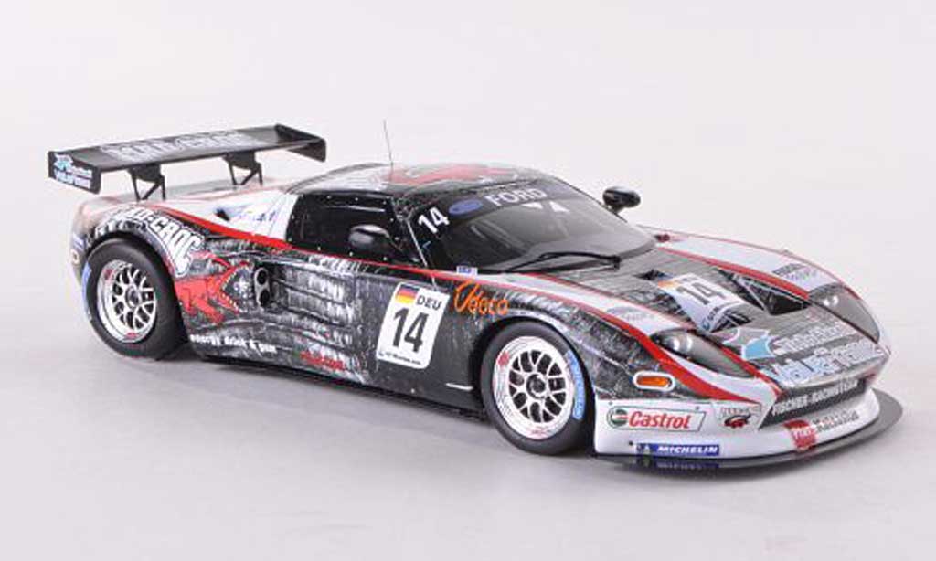 Ford GT 1/43 Minichamps 3 No.14 Fischer Racing Team FIA 3 EM Brunn 2010 M.Eskelinen/C.Nygaard diecast model cars
