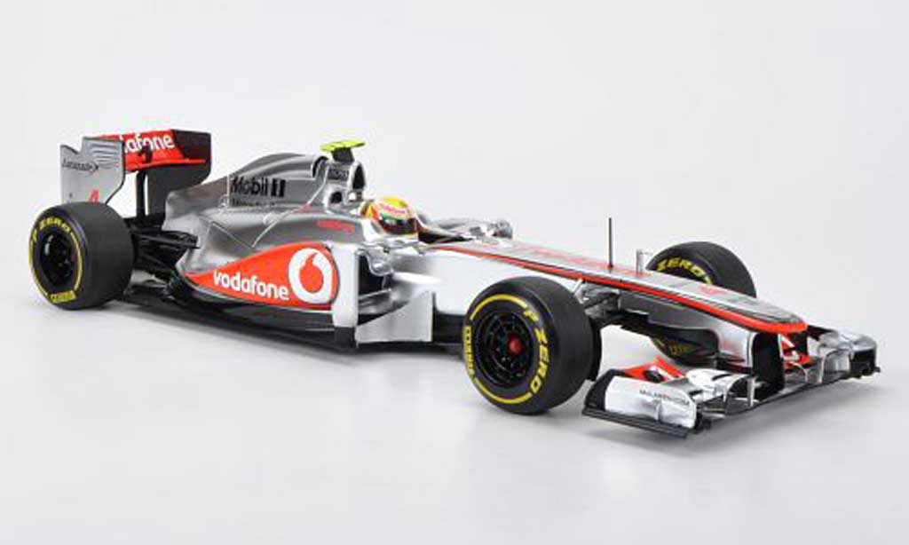 Mercedes F1 1/18 Minichamps McLaren Vodafone No.4 L.Hamilton Presentationsfahrzeug 2012 diecast model cars