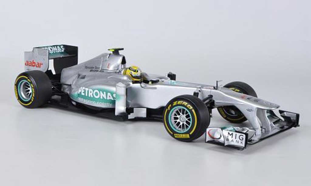 Mercedes F1 1/18 Minichamps AMG Team No.8 Petronas N.Rosberg Showcar 2012 diecast model cars