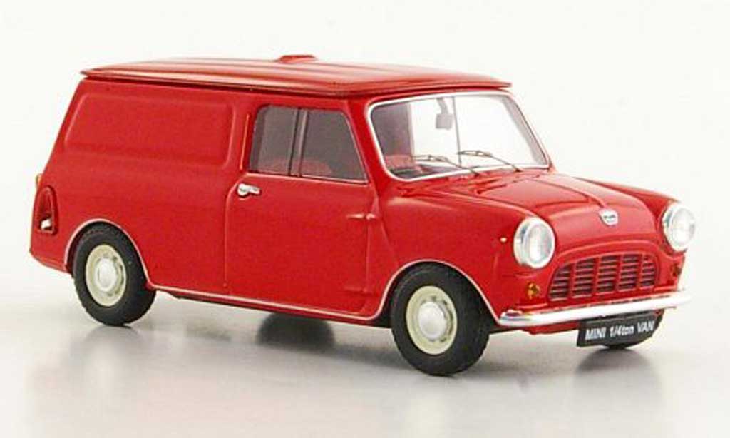 Austin Mini Van 1/43 Ebbro 1/4 ton red RHD diecast model cars