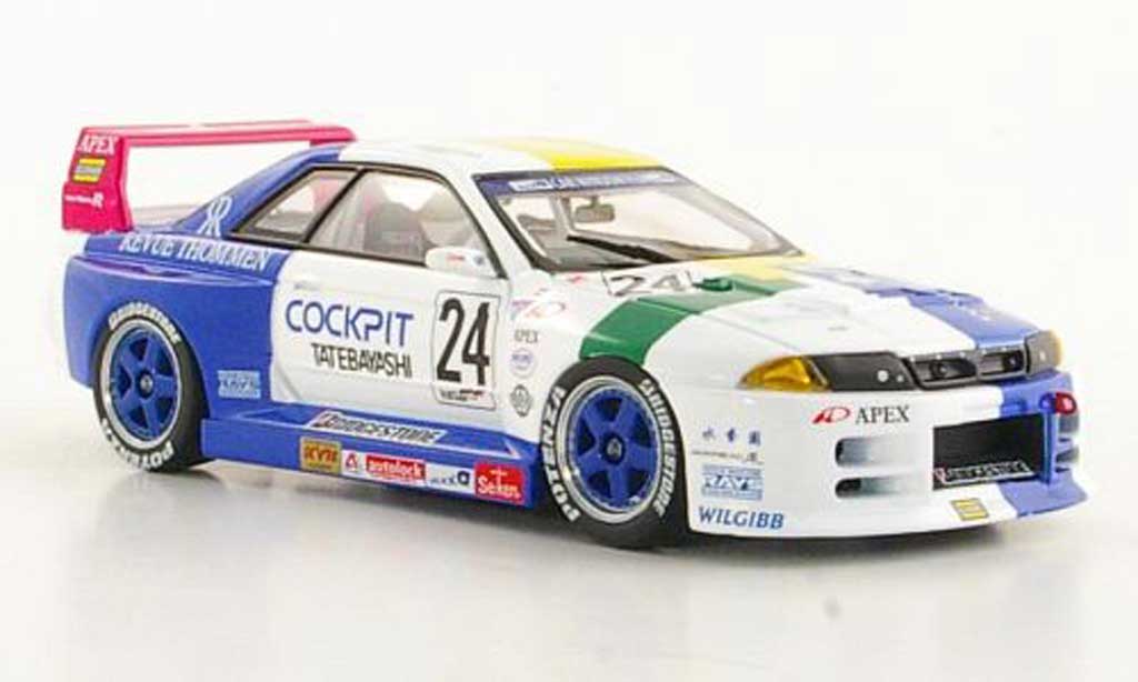Nissan Skyline R32 1/43 Ebbro R32 GT-R No.24 Cockpit Tatebayashi JGTC 1994 diecast model cars