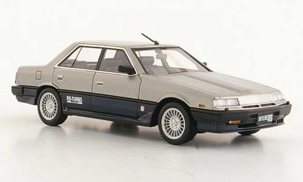 Nissan Skyline 2000 1/43 Hi Story 2000 Sedan Turbo -X grey grey/blue RHD 1984 diecast model cars