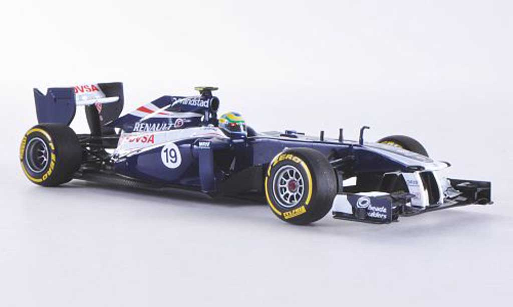 Renault F1 1/43 Minichamps Williams Team No.19 B.Senna Prasentationsfahrzeug 2012 diecast model cars