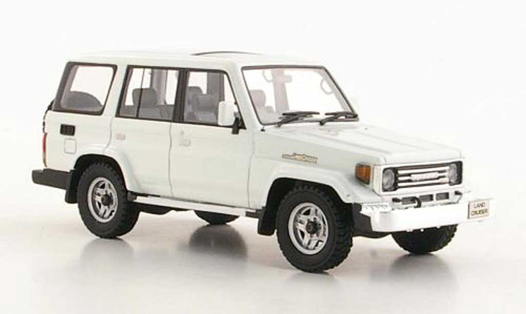 Toyota Land Cruiser 1/43 Hi Story 70 white RHD 1990 diecast model cars