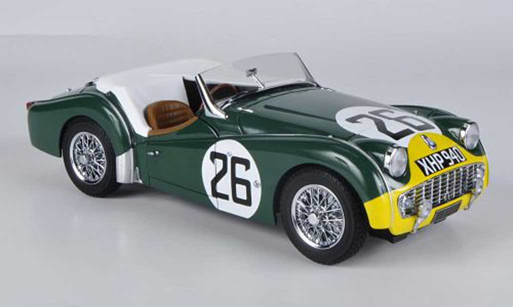 Triumph TR3 S 1/18 Kyosho S No.26 24h Le Mans 1959 diecast model cars