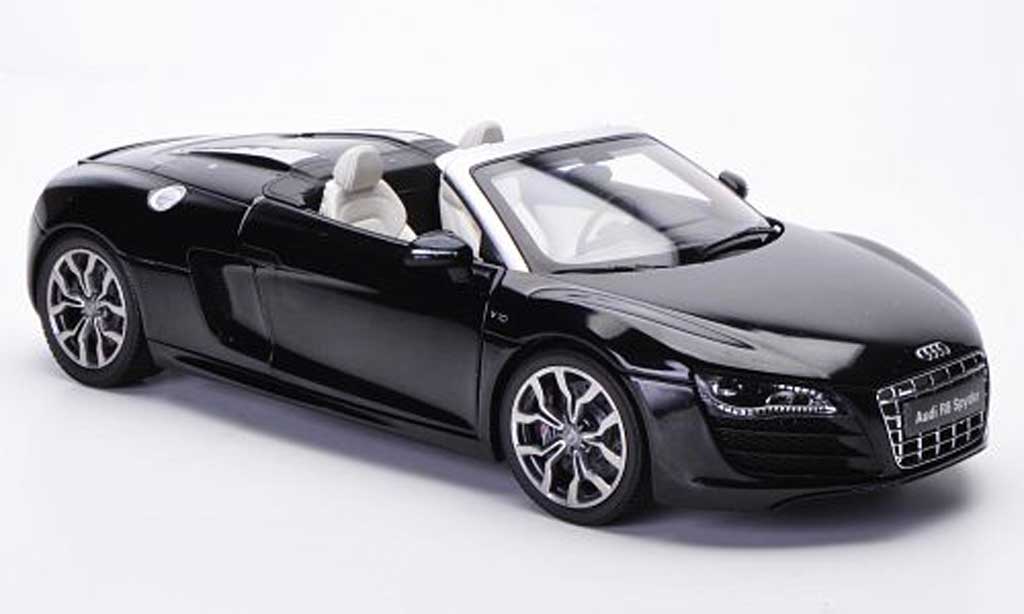 Audi R8 Spyder 1/18 Kyosho Spyder phantom black diecast model cars
