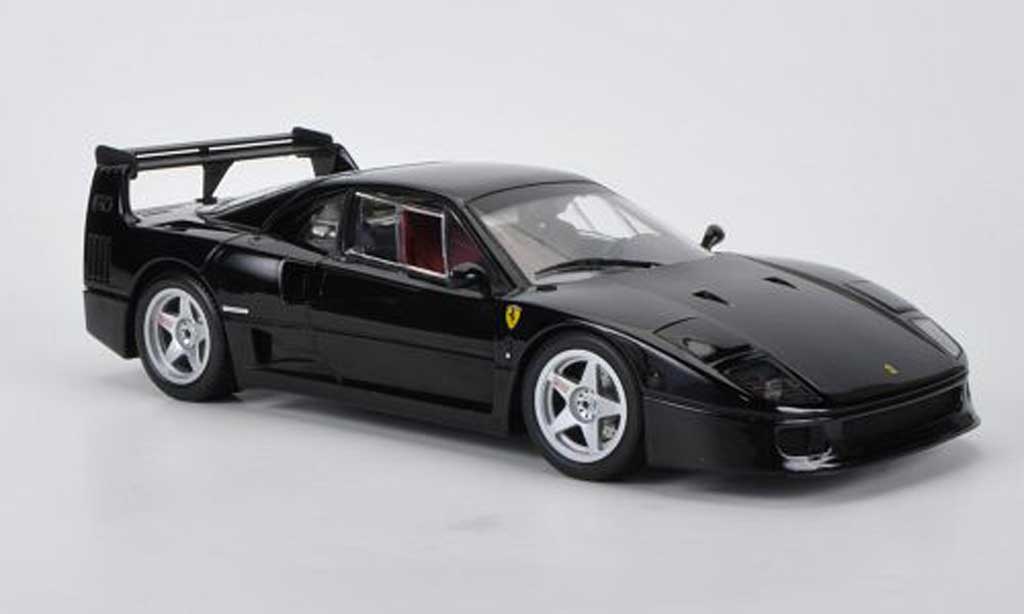 Ferrari F40 LM 1/18 Kyosho LM Light Weight Wing black diecast model cars