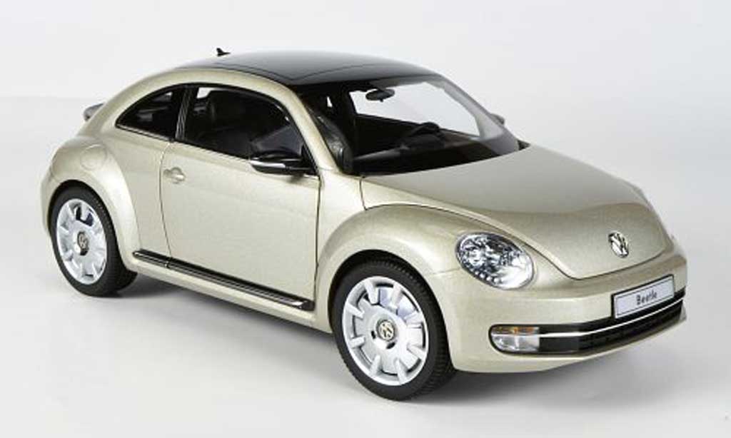 Volkswagen Beetle 1/18 Kyosho Coupe beige 2011 diecast model cars