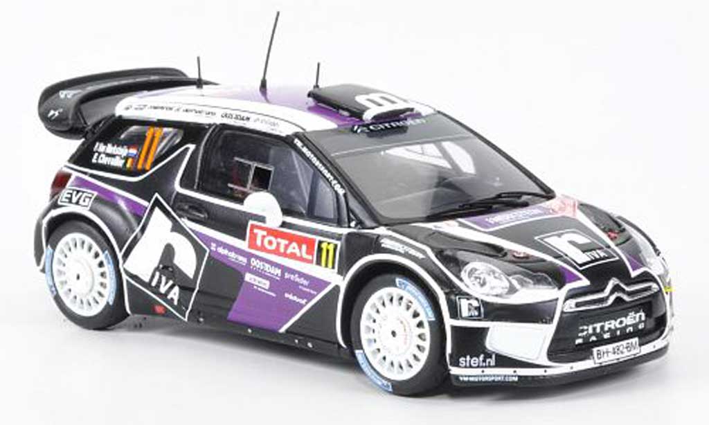 DS Automobiles DS3 WRC 2012 1/43 Spark WRC 2012 No.11 P.Van Merksteijn/E.Chevaillier Rally Monte Carlo diecast model cars