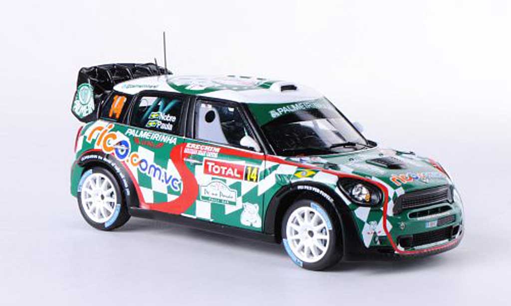 Mini Cooper WRC 1/43 Spark WRC Works No.14 Palmerinha Rally Monte Carlo 2012 P.Nobre/E.Paula diecast model cars