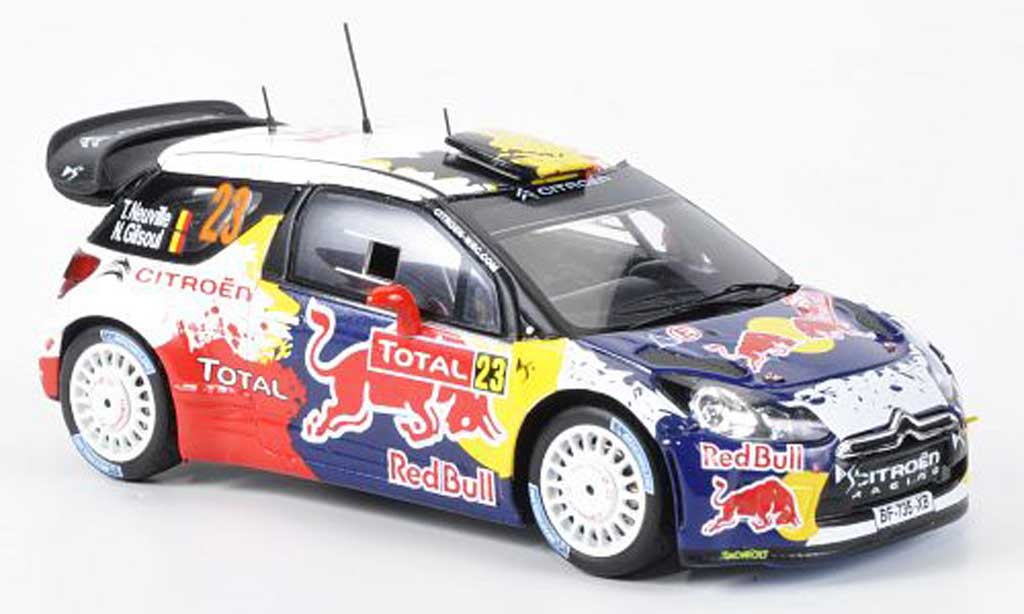 DS Automobiles DS3 WRC 2012 1/43 Spark WRC 2012 No.23 Red Bull Rally Monte Carlo diecast model cars