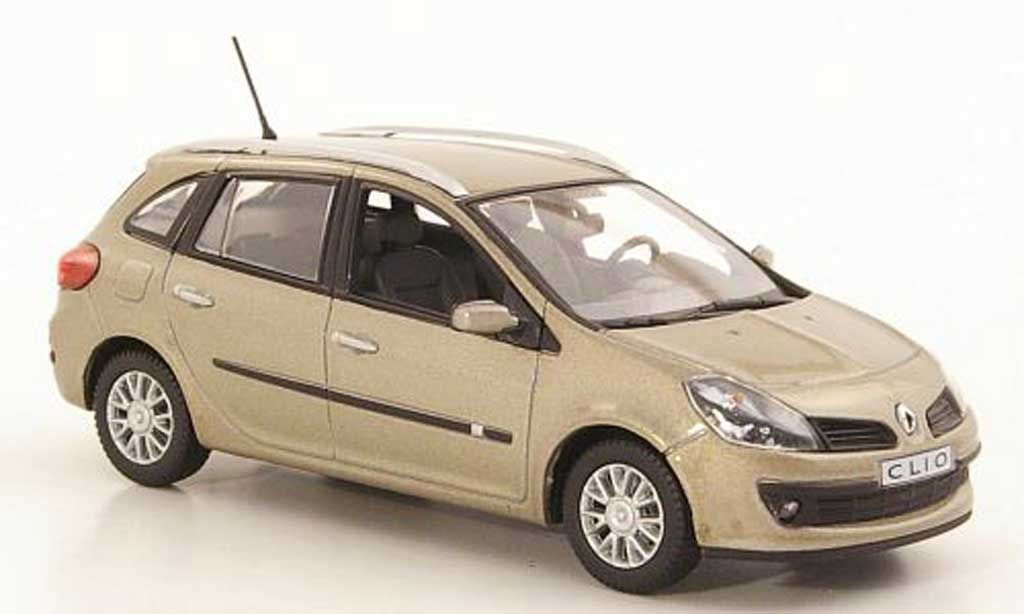 Renault Clio III 1/43 Norev III Grandtour beige 2008 diecast model cars