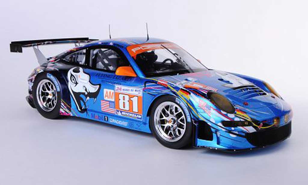 Porsche 997 GT3 RSR 1/18 Spark GT3 RSR 2011 No.81 Flying Lizard Motorsport S.Neiman / D.Law / S.Pumpelly 24h Le Mans diecast model cars