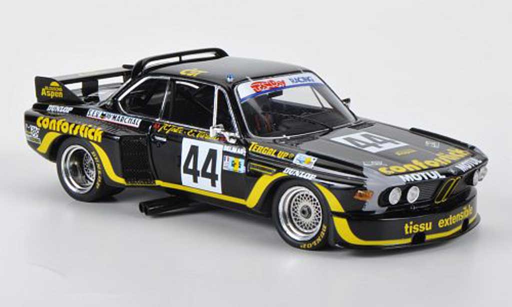 Bmw 3.5 CSL 1/43 Spark CSL No.44 Conforstick J-C.Justice/J.Belin 24h Le Mans 1976 diecast model cars