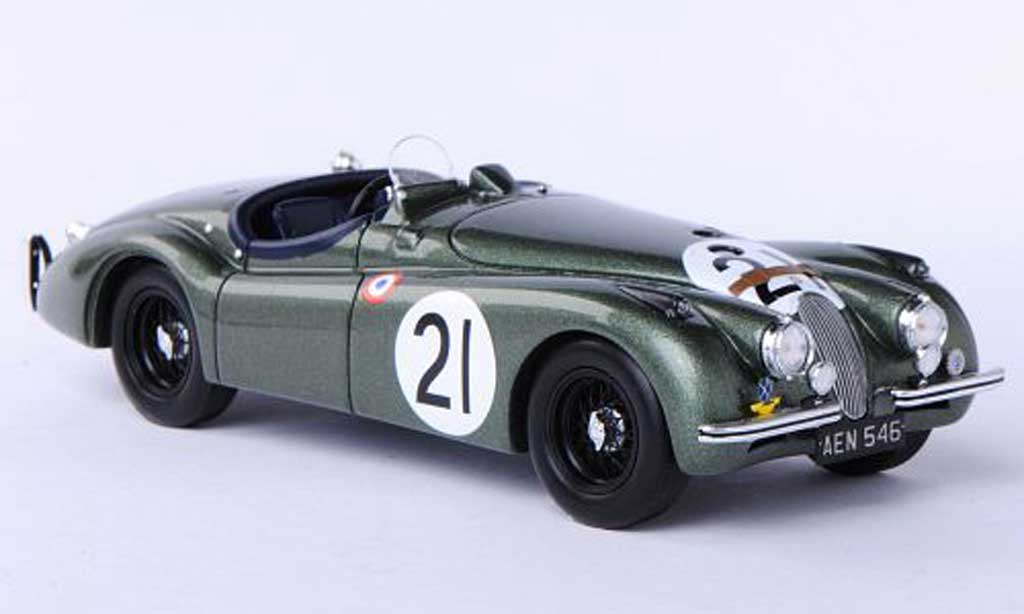 Jaguar XK 120 1/43 Spark 120 No.21 R.Lawrie / I.Waller 24h Le Mans 1951 diecast model cars