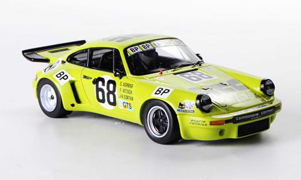 Porsche 930 1/43 Spark Carrera No.68 G.Verrier / F.Vetsch / J.-R.Corthay 24h Le Mans 1975 diecast model cars