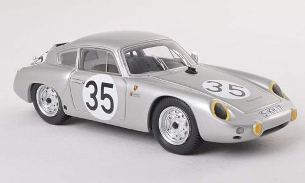 Porsche 356 1960 1/43 Spark 1960 Abarth 1600 GTL No.35 24h Le Mans H.Linge/H.-J.Walter diecast model cars