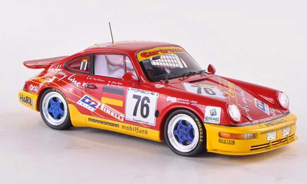 Porsche 993 Carrera Cup 1/43 Spark 964 Carrera Cup No.76 Lorinser 24h Le Mans 1 E.Calderari/L.Pagotto/L.Keller diecast model cars